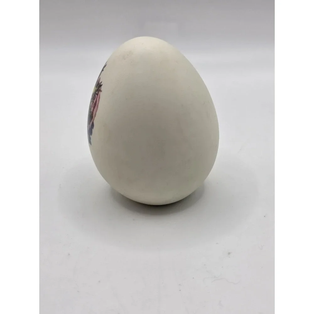 Vintage Porcelain Purple Rose Eggs Easter Size 2¼